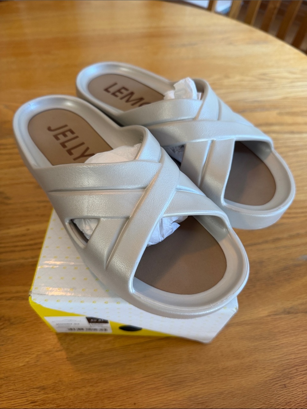New in Box Lemon Jelly Moony Sandals